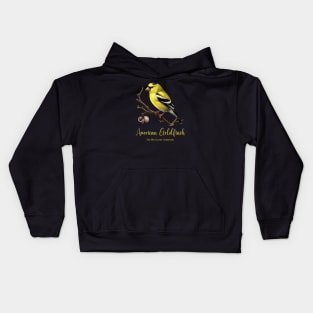 American Goldfinch - The Bird Lover Collection Kids Hoodie